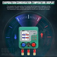 DUOYI-DY523 0-6000kpa เครื ่ องวัดความดันเครื ่ องทําความเย ็ น Digital Manifold Gauge Meter สําหรับ