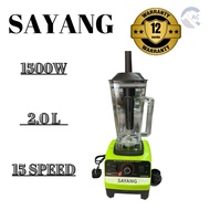 SAYANG COMMERCIAL BLENDER 2L 1500W | ICE BLENDER | JUS BLENDER PENGISAR