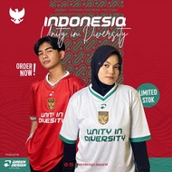 LOKAL MERAH L0G0 TIMBUL Jersey Fantasy Indonesian National Team Batik Home 2024 Local Grade A L0G0 E