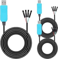 DAOKAI PL2303TA USB to TTL Serial Cable USB Download Cable RS232 Console Debugging for Win XP/VISTA/