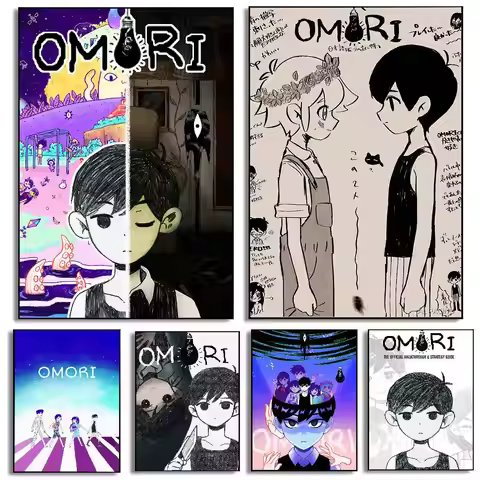 O-OMORI Game Wall Art For Kitchen Decor, Poster Prints Home Decoration
