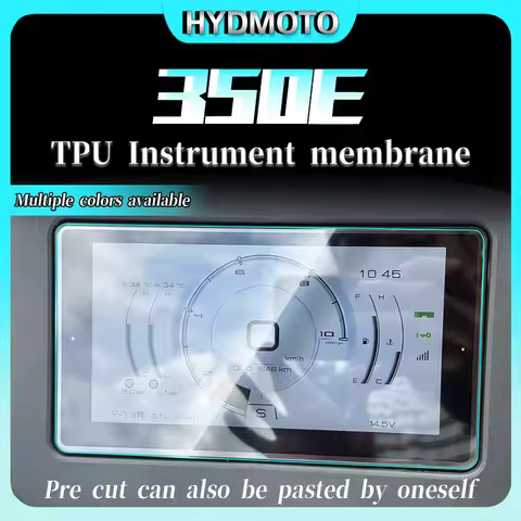 For ZONTES 350E zontes 350e Motorcycle Accessories Car Cluster Scratch Transparent Protector Screen 