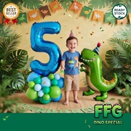 Jumbo Dinosaur Balloon Package 0-9 Jumbo Number Balloon Package 0-9 Dinosaur