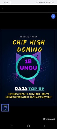 chip high domino 1b ungu termurah