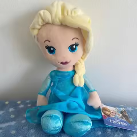 11.8" Movies Frozen- Elsa Princess Plush Toys Cute Peluche Elsa Stuffed Toys Plush Dolls Gifts for K