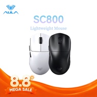 AULA SC800 Gaming Mouse Dual-mode Connect USB-C/2.4G Lightweight 37g PAW3395 250mAh Battery Wireless