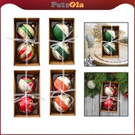 PETSOLA 2 Christmas Baubles, Christmas Tree Hanging Baubles, DIY, Lightweight Baubles, Decorations f