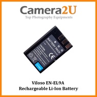 Viloso EN-EL9A Rechargeable Li-Ion Battery for Nikon D40 D60 D40X D3000 D5000 ENEL9a