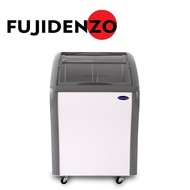 Fujidenzo 5 cu. ft. Curved Glass Top Chest Freezer FS-05CDF (White)