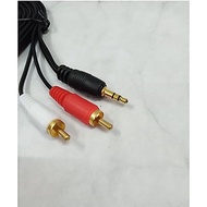 RCA cable/ Audio to RCA cable 2in1 3meter / RCA cable 3meter RCA cable RCA cable 3 meter cable speak