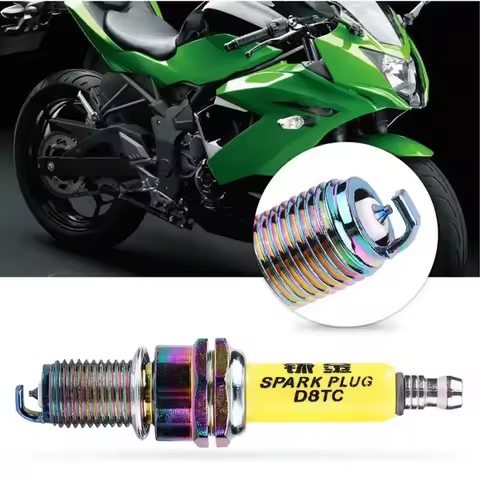 Motorcycle Iridium Spark Plug D8TC For Vertical Engine CG Series 125cc 150cc 200cc 250cc Off-road Ve