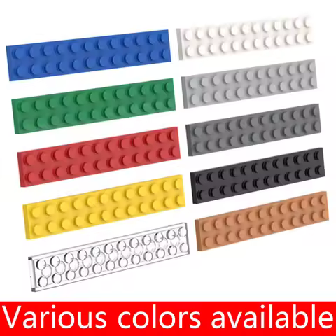 20Pcs 2445 2x12 Plate Building Block Flat DIY Parts Buildmoc Compatible Assembly Particle Creative G