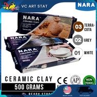 Nara Pottery Ceramic Clay - 500 gram (En71 European Standard - Non Toxic)