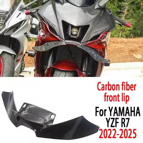 FOR Yamaha YZF R7 2022 2023 2024 2025 100% carbon fiber motorcycle accessories front wing front flig