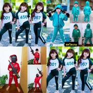 Set Hoodies Jacket Player Squid Game Keeper 456 001