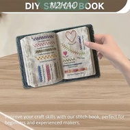 【N2HAO】 หนังสือเย็บปักถักร้อย1ชุด หนังสือตะเข็บ หนังสือเย็บปัก DIY หนังสือเย็บปัก หนังสือเย็บปัก หนั