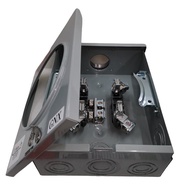 Cirtech Rectangular Meter Base 4Jaws 2" Entrance Pipe, Meter Base, Industrial Meter Base - S2RMB4J