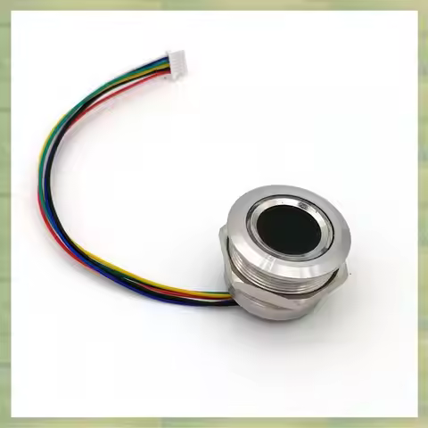 N15R-R503 Circular Round Ring Indicator LED Control DC3.3V MX1.0-6Pin Capacitive Fingerprint Module 