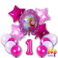 FKPPI Frozen Elsa Birthday Foil Balloon Package 1 Complete Frozen Birthday Balloon/ Birthday Decorat