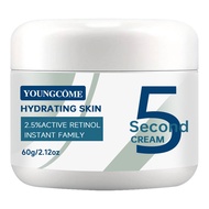 5 Seconds Retinol Anti-Wrinkle Cream Instant Anti Aging Line Fade Cream Firming Face Fine Skin Moist
