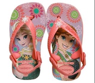 Frozen Elsa&amp;Anna Havaianas Flip Flops 冰雪奇緣 拖鞋 (有後帶)