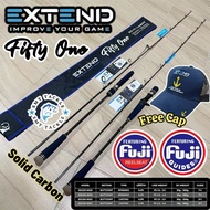 EXTEND SHARK FIFTY ONE 51 SOLID CARBON JIGGING ROD (Free Cap) EXTEND SHARK 51
