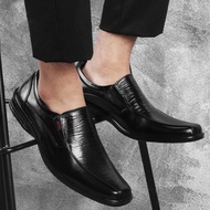 davalo - Sepatu Pantofel Pria Kulit Sapi Kerja Kantor Terlaris - Sepatu pria pantofel formal hitam -