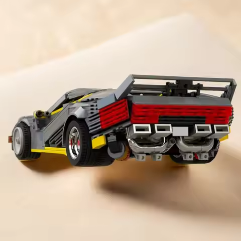 1138pcs MOC Creator Creator Expert Cyberpunk 2077 QUADRA V-TECH TURBO-R Model Building Blocks Art Ed