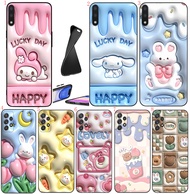 OPPO A94 A57 A77 A96 F5 F7 F9 Pro A7X A73 F11 Pro R9 s F1 Plus A9 2019 R9 Little rabbit Soft black p