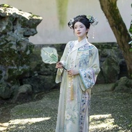 2024 Qingying Ruyu Printed Lightweight Hanfu Suit - Ideal for Travel Photography