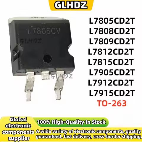 10-50PCS L7805CD2T, L7805C2T, 7805 SMD, TO263, L7805, 7808, 7809, 7812, 7815, 7905, 7912, CD2T, 7915