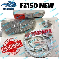 Yamaha FZ150 i FZ 150 i New V2 V3 Original Sprocket Set 2CB-WF543-00 Spoket Chain Rantai Spocket