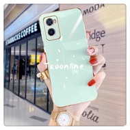 Phone Case For OPPO reno8T a17 a17k a57 a77sreno8T a17 a96 reno8T a17.Gold Edge Shiny Soft Back Cove