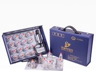 Hansol Cupping Tpy Equipment Set With Pumping Handle 17 Cups (ผลิตในเกาหลี)