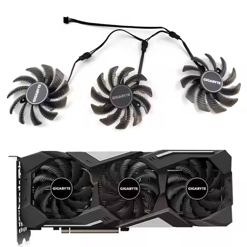 New 78MM Cooler Fan Replacement For Gigabyte GeForce GTX 1660Ti 1660 SUPER GAMING Graphics Video Car