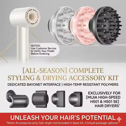 H501/H501SE For Xiaomi Mijia Hair Dryer Drying Modeling Mouthpiece Accessories
