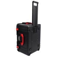 Pelican Color Case Pelican Black & Red 1607 air case, Empty. Comes with Wheels.