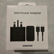 Samsung 25W Power Adapter 原廠快速充電器連C to C線
