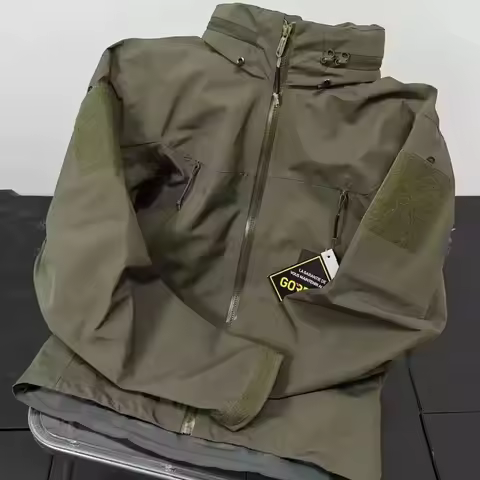 Waterproof Jacket Gore-Tex Military Men Women Outdoor Hard Shell Rainproof Windbreaker Tactical Unis