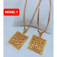 15% Light Gold Necklace (4 gram necklace + 2 gram pendant)