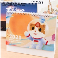 store new Year 2020 Cute Cartoon Unicorn Cat Mini Table Calendars Desk Coil Calendar DIY Memo Pad 20