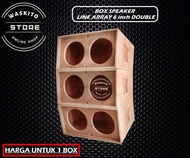 Box Speaker Line Array 6 Inch Double