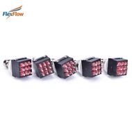 Eas 5 pcs 3PDT 9-Pin Guitar Effects Stomp Switch Pedal Box Foot Metal True Bypass Ate