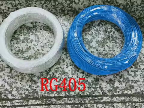 50m/100M RF RG405 Coaxial Cable Connector Semi-rigid Flexible RG-405 Coax Pigtail