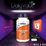 L-Carnosine 500 MG 50 / 100 Capsules by NOW FOODS