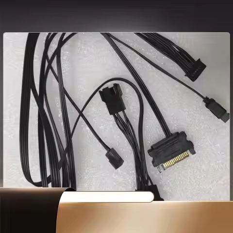 For NZXT Kraken Z53 Z63 Z73 14 Pin ARGB Power Cable Power Supply Fan Water Cooling Radiator 14 Pin 1