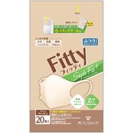 Fitty Style Fit Plus 3D 奶油米色常規尺寸 20 件
