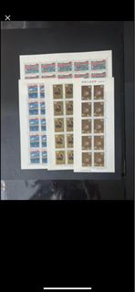 日本1970年代「國際通信周」郵票版票4種