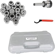 Timunr MT3 Collet Chuck Set with 15PCS ER40 1/8-1 Collets Set and Spanner Fit for Milling Lathe Tool