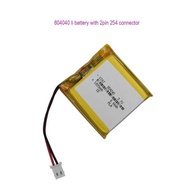 XINJ 3 9 3.7V 1800Mah 6.66Wh Polymer Li Lithium Battery 804040 Lipo JST 2Pin 2.54Mm For GPS PSP Vide